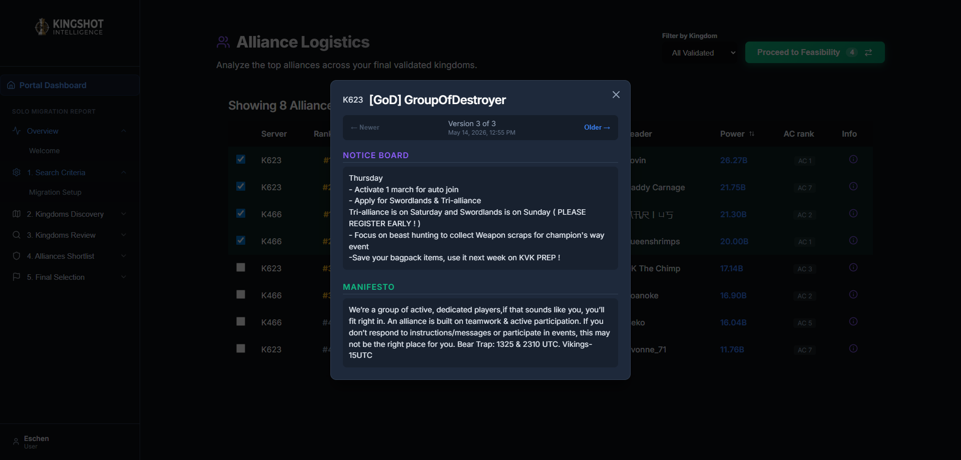 Solo Migration Report