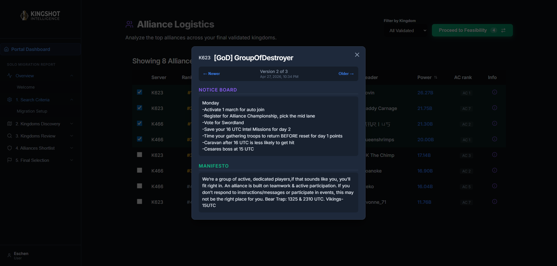 Solo Migration Report